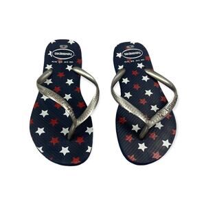 Kids Havaianas Star Flip Slop Sandals Size 3/4